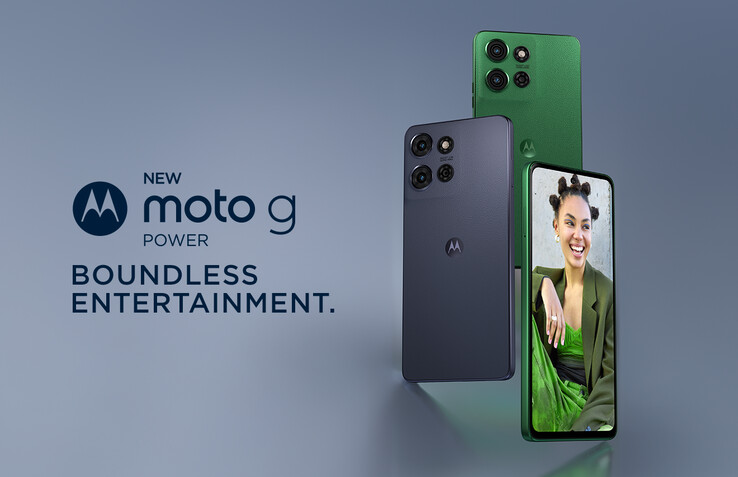 Moto G Power (2025) jest dostępny w kolorze Leaf Green lub Slate Grey z wegańskiej skóry. (Źródło: Motorola)