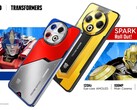 Tecno Spark 30 Pro otrzyma wersję Optimus Prime, podczas gdy Spark 30 Pro otrzyma wersję Bumblebee. (Źródło obrazu Tecno via PR Newswire)