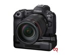 Wyciekły render Canon EOS R5 Mark II, pokazujący aktywny uchwyt chłodzący (Źródło: Canon Rumors)