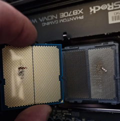 Niefortunnemu użytkownikowi Reddita spalił się Ryzen 7 9800X3D (źródło obrazu: Reddit)