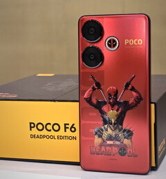 POCO F6 Deadpool Edition pojawi się z charakterystycznym designem. (Źródło obrazu: @Himanshu_POCO)