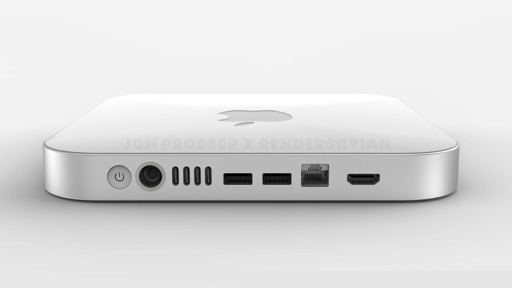 Renderowane obrazy już z 2021 roku, które pokazują rzekome przeprojektowanie komputera Mac mini. (Źródło zdjęcia: Jon Prosser)