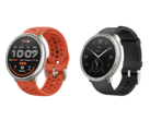 Smartwatch Amazfit Active 2 w wersji Red Sport Silicone (po lewej) i Black Leather (po prawej), w cenie odpowiednio 99,99 USD i 129,99 USD. (Źródło zdjęcia: Amazfit)