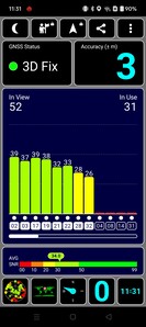 Test GPS na zewnątrz