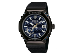 Casio MRG-B2100R-2AJR został wcześniej ujawniony jako posiadający ciemnoniebieską tarczę. (Źródło zdjęcia: Great G-Shock World)