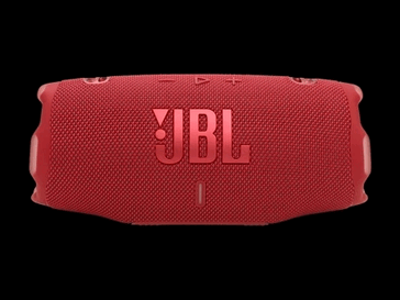 JBL Charge 6 ma stabilną podstawę i wyraźny branding z przodu. (Źródło zdjęcia: JBL)