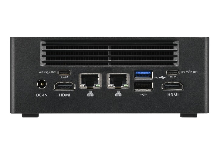 Mini PC posiada dwa porty HDMI i port Ethernet (źródło obrazu: Shuttle)